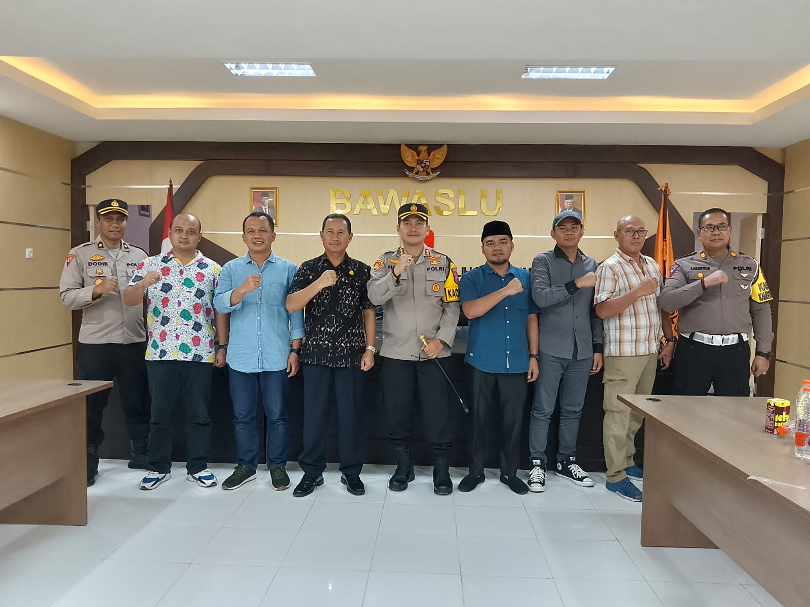 Kegiatan kunjungan kapolres dan kajari sumenep