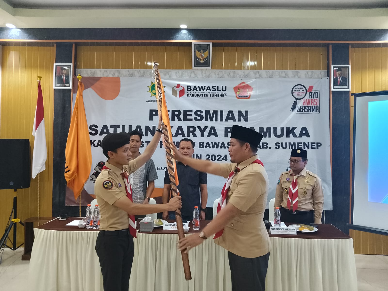 Pembentukan Saka Adhyasta Pemilu Kabupaten Sumenep