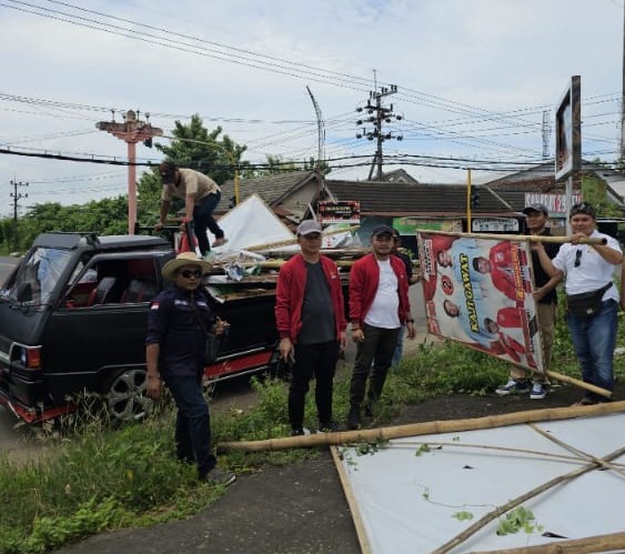 penertiban APK masa tenang Pemilu 2024