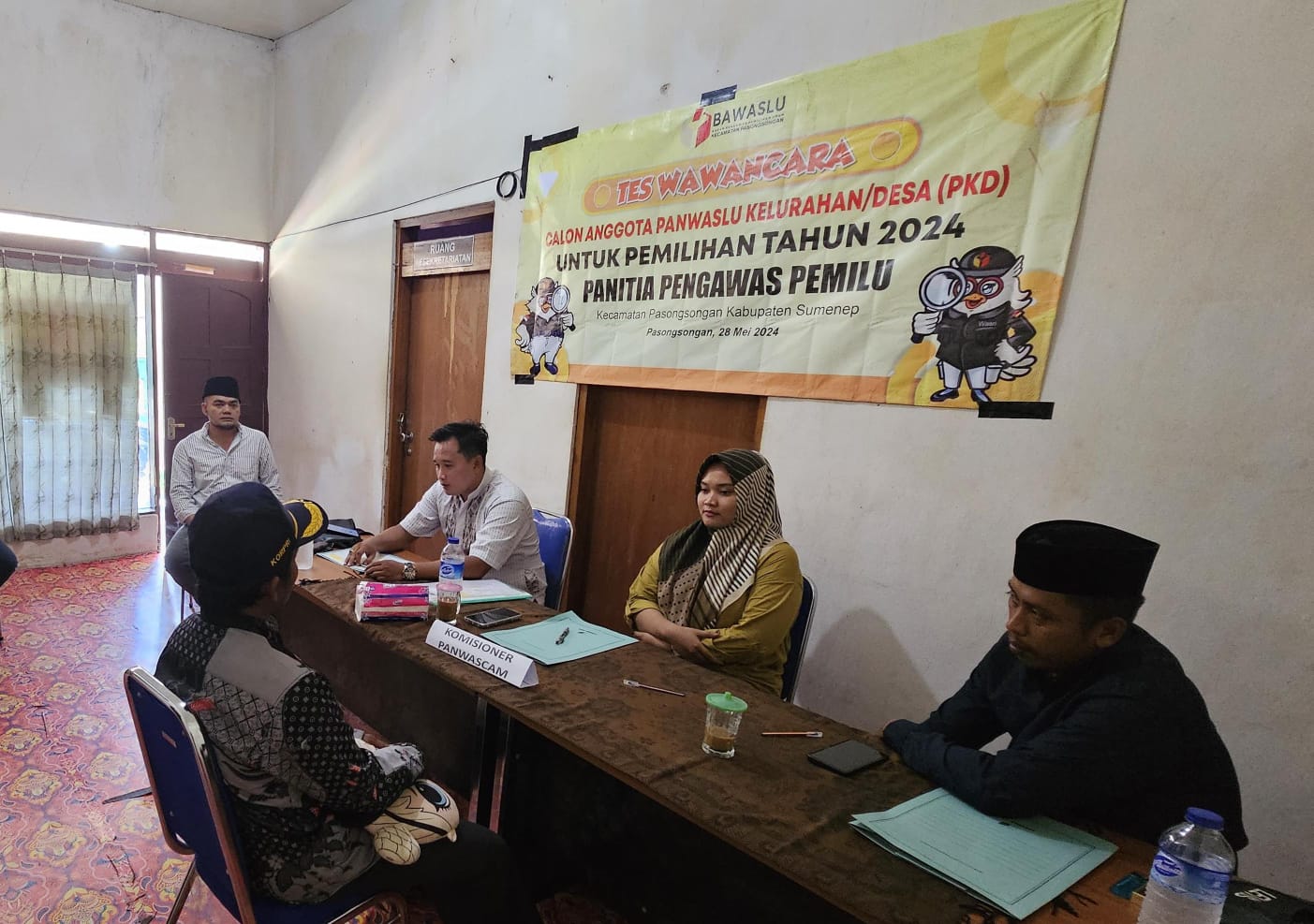 bawaslu supervisi tes wawancara pkd 2024