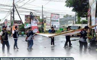 kegiatan penertiban APK melanggar