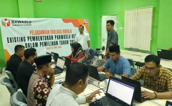 ujian evaluasi existing panwaslu kecamatan 2024