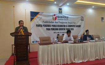 pembekalan panwaslu kecamatan 2024